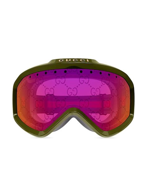 masque ski gucci|Gucci ski goggles in green injected .